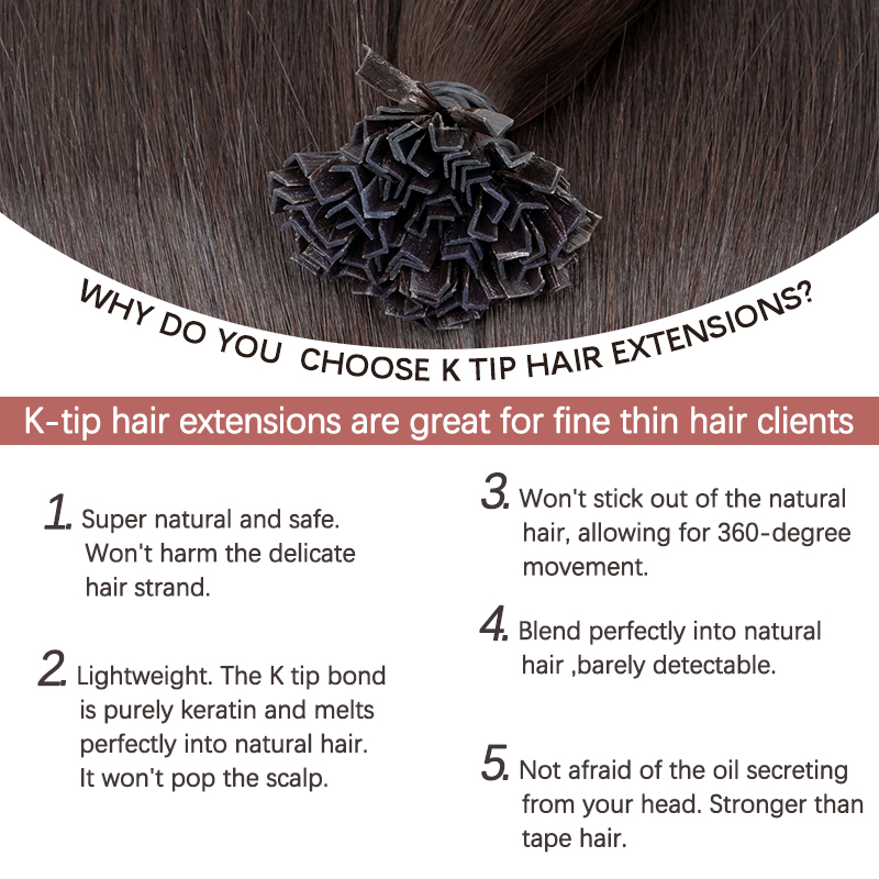 VADES K Tip Hair Extensions Hu - đánh giá và giá Nail Art Ombre