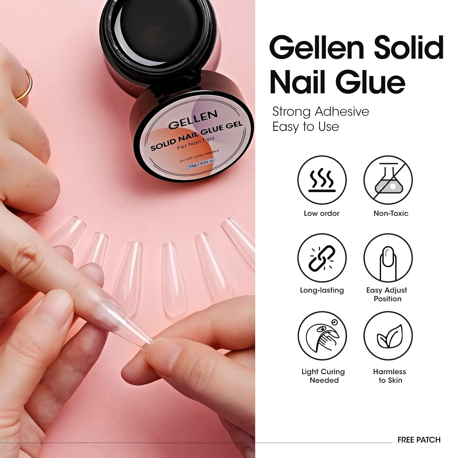 GELLEN Nail Solid Glue Builder - đánh giá và giá Nail Art Ombre