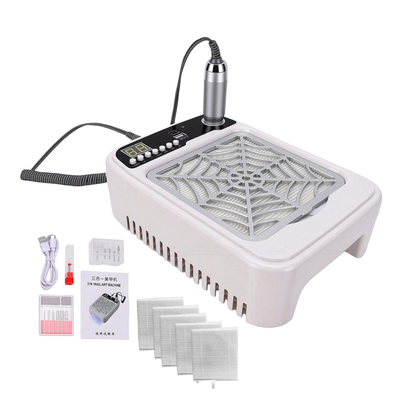 3-in-1 Nail Drill Machine with - đánh giá và giá Nail Drill Machine