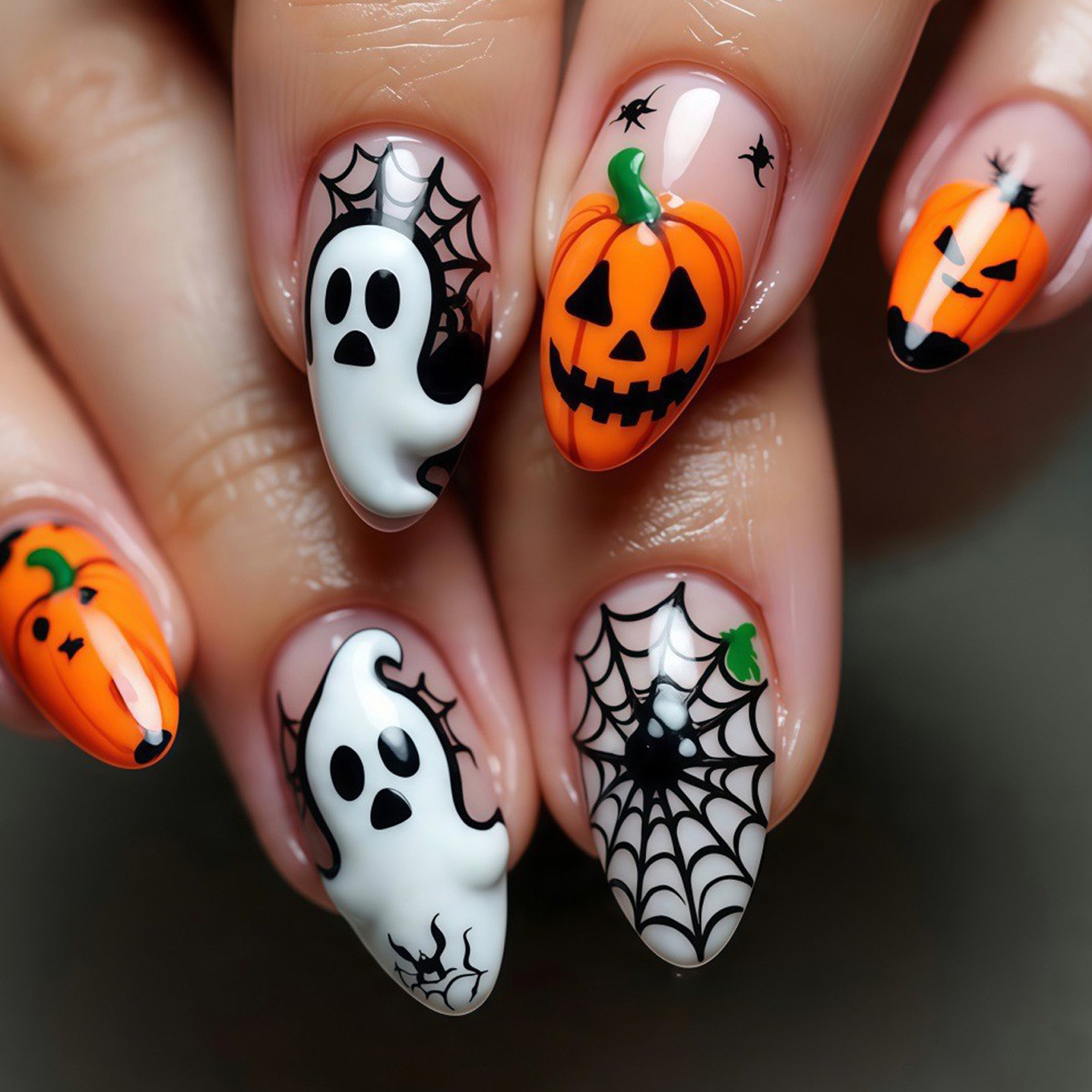 24pcs Halloween Press On Nails - đánh giá và giá Nail Art Press On