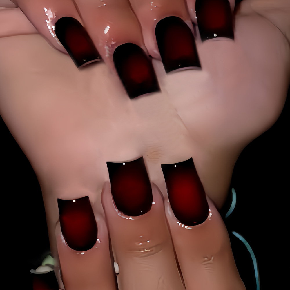 Short Square fake nails for wo - đánh giá và giá Nail Art Pink