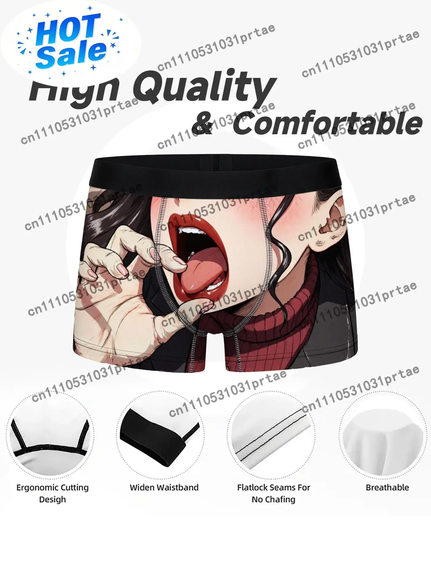 Men's Anime Manga Boxer Briefs - đánh giá và giá Nail Art Pink