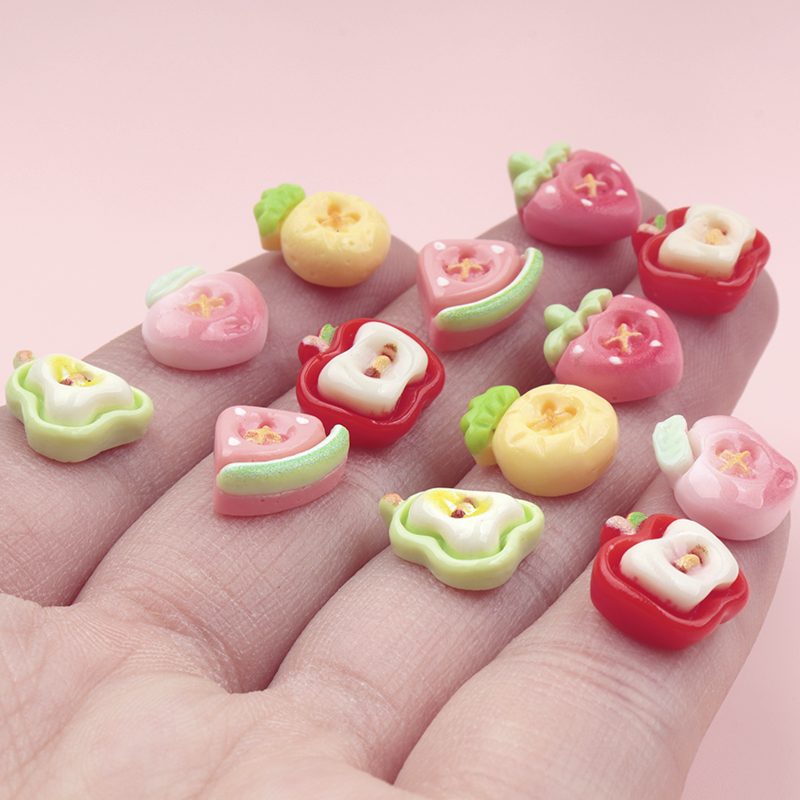 50/500pcs Mini Simulated Fruit - đánh giá và giá Nail Art Ombre