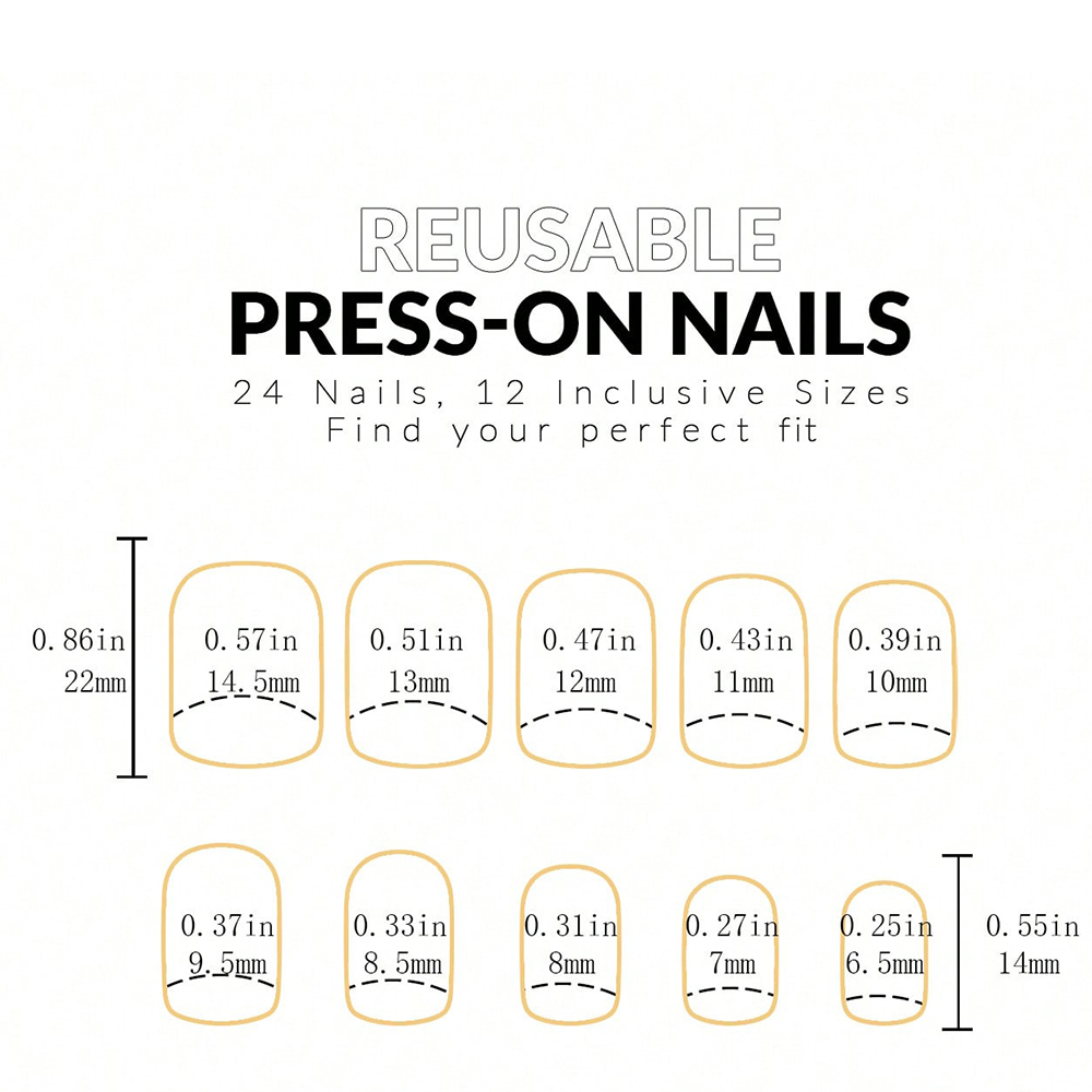 ARTAUG 24pcs Medium Press On N - đánh giá và giá Nail Art Pink