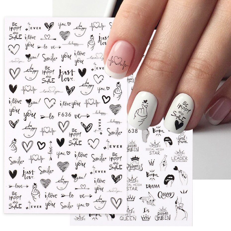2Pcs Trái Tim Tình Yêu Thiết K - đánh giá và giá Nail Art Valentines Day