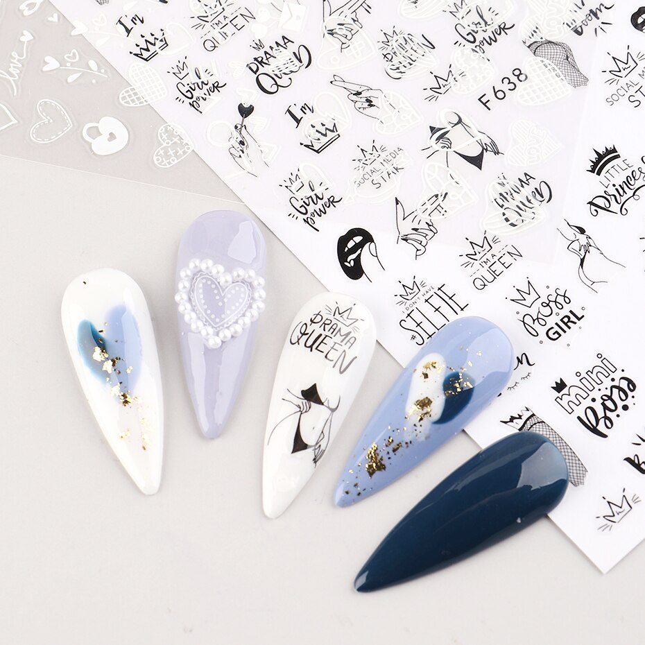2Pcs Trái Tim Tình Yêu Thiết K - đánh giá và giá Nail Art Valentines Day