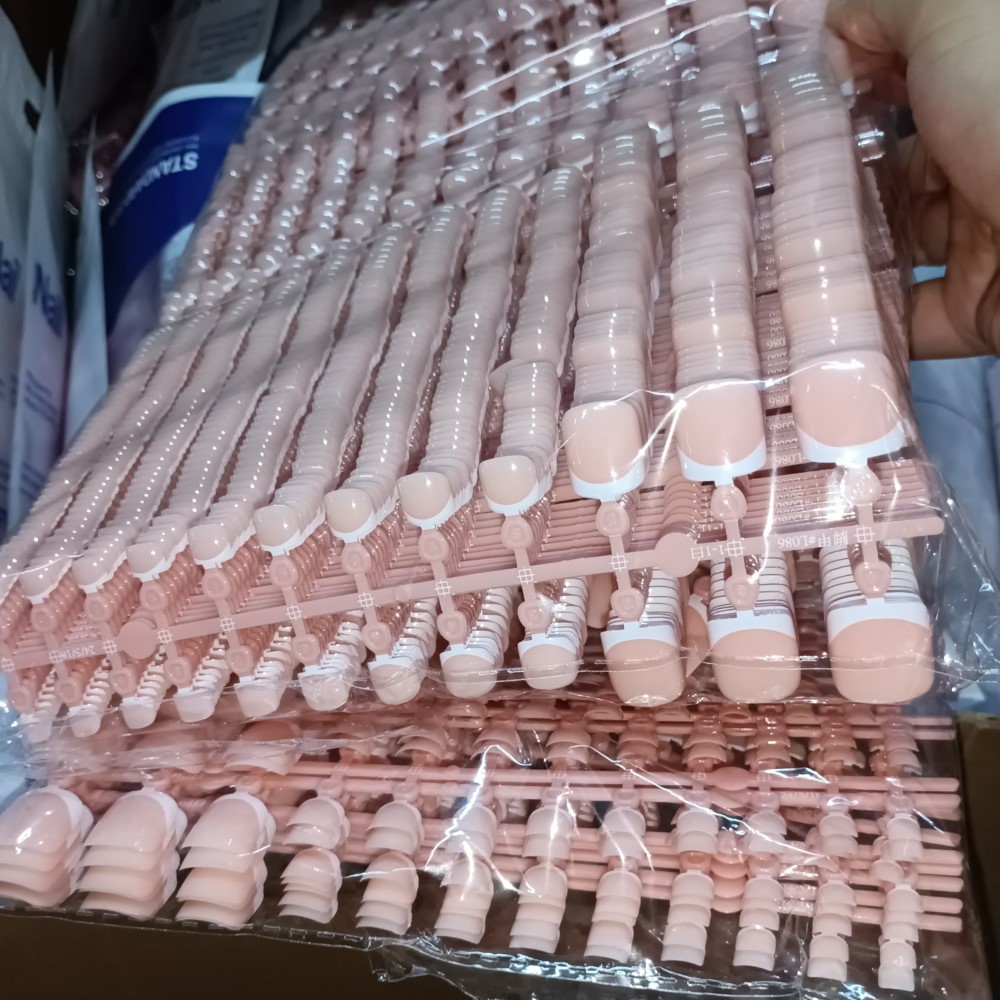 120pcs Square ToeNail Tips - S - đánh giá và giá Nail Art Pink