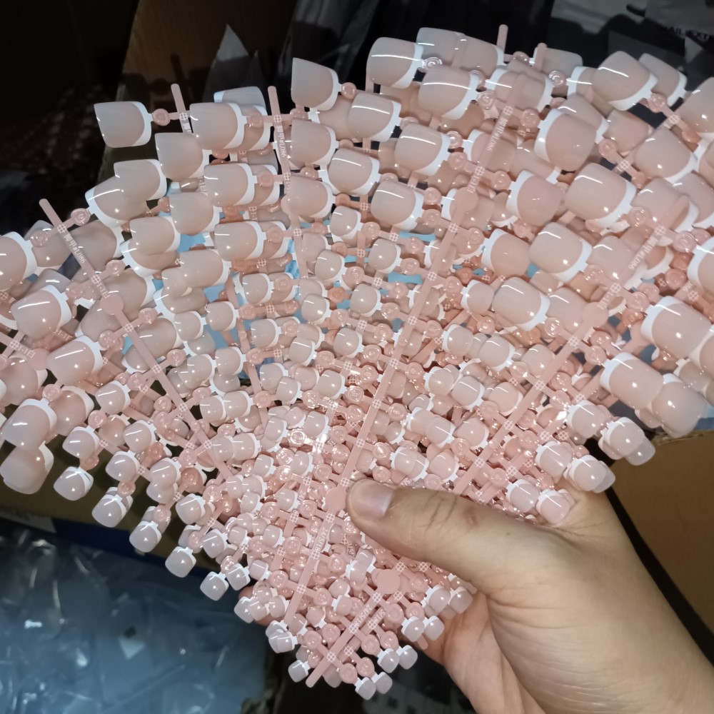 120pcs Square ToeNail Tips - S - đánh giá và giá Nail Art Pink