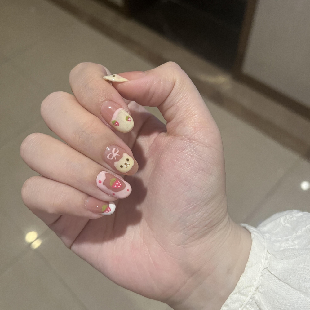 10Pcs Almond Press On Nails Wi - đánh giá và giá Nail Art Press On